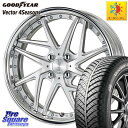 ロードスター ヤリス シエンタ グッドイヤー ベクター Vector 4Seasons Hybrid オールシーズンタイヤ 195/50R16 WORK RIZALTADO MESH2 A Disk 16インチ 2ピース 16 X 6.0J +40 4穴 100