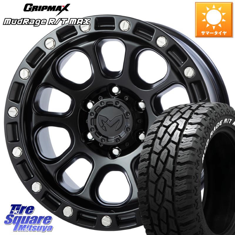 12/10ϥѡSALEݥ󤢤 󥯥 ץ MKW M204 ֥åå ߸ 17 17 X 8.0J +20 6 139.7 GRIPMAX MUD Rage RT R/T MAX ۥ磻ȥ쥿 275/70R17