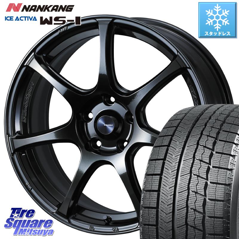 NANKANG TIRE WS-1 スタッドレス 95Q XL 2023年製 225/45R18 WEDS 74028 ウェッズ スポーツ SA75R SA-75R 18インチ 18 X 7.5J +35 5穴 114.3