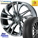 レヴォーグ ミシュラン CROSSCLIMATE2 クロスクライメイト2 オールシーズンタイヤ 95Y XL 正規 225/45R18 WEDS ウェッズ Leonis レオニス TE (BMCMC) ホイール 18インチ 18 X 7.0J +55 5穴 114.3