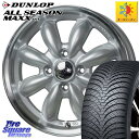 デリカミニ ハスラー DUNLOP ダンロップ ALL SEASON MAXX AS1 オールシーズン 165/60R15 HotStuff LaLa Palm CUP2 ララパーム ホイール 15インチ 15 X 4.5J +45 4穴 100