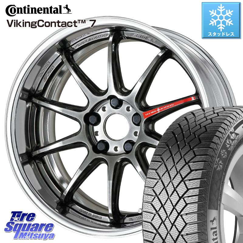 アルファード コンチネンタル VikingContact 7 バイキング スタッドレス 245/40R19 WORK EMOTION ZR10 L Disk GTK 19インチ 2ピース 19 X 8.5J +35 5穴 114.3