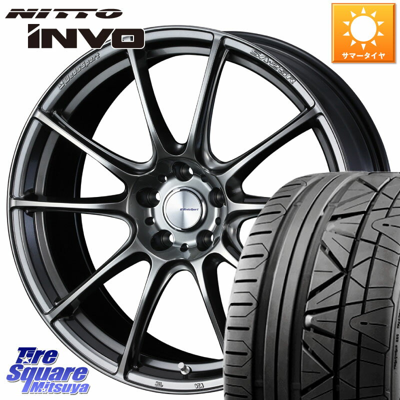 WEDS SA-25R PSB ウェッズ スポーツ ホイール 20インチ 20 X 8.5J +45 5穴 114.3 NITTO INVO インボ ニットー サマータイヤ 225/30R20