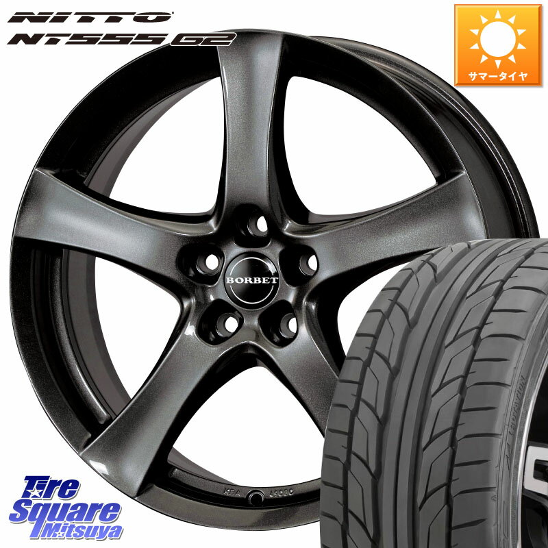 TARGA type F F6941 18 X 8.0J(MB C118) +50 5穴 112 NITTO ニットー NT555 G2 サマータイヤ 225/45R18 メルセデスベンツCLAクラス