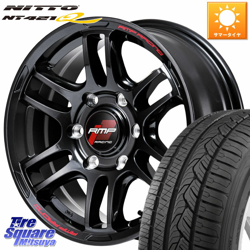 MANARAY MID RMP RACING R26 ホイール 18インチ 18 X 8.0J +38 6穴 139.7 NITTO ニットー NT421Q サマータイヤ 265/60R18 トライトン