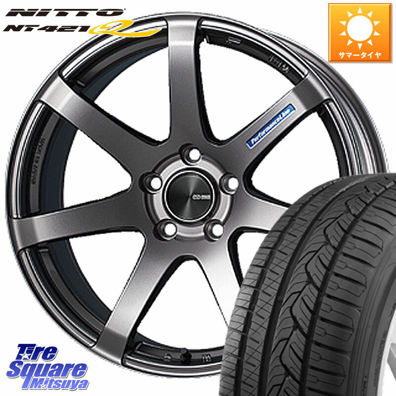 ENKEI エンケイ PerformanceLine PF07 DS ホイール 19 X 8.5J(MB X253) +38 5穴 112 NITTO ニットー NT421Q サマータイヤ 235/55R19 メルセデスベンツ GLC(X253)