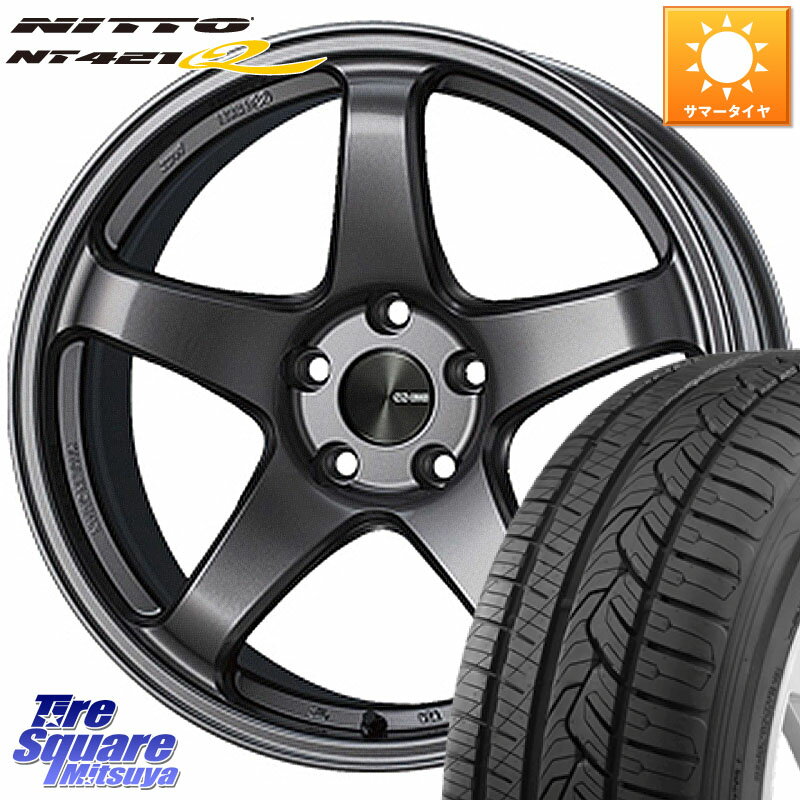 ENKEI エンケイ PerformanceLine PF05 DS 19インチ 19 X 8.5J(MB X253) +38 5穴 112 NITTO ニットー NT421Q サマータイヤ 235/55R19 メルセデスベンツ GLC(X253)