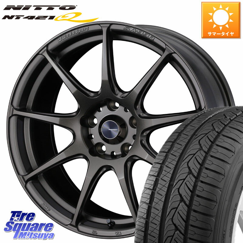 WEDS ウェッズ スポーツ SA99R SA-99R 17インチ 17 X 7.0J +48 5穴 114.3 NITTO ニットー NT421Q サマータイヤ 235/65R17