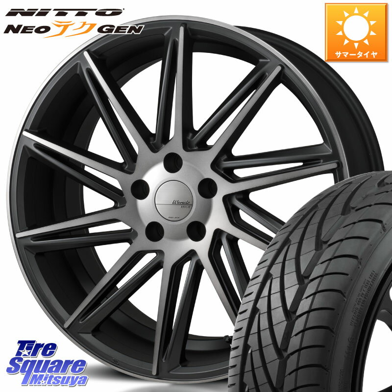 MONZA WARWIC REVOX ホイール 20インチ 20 X 8.5J +45 5穴 114.3 NITTO ニットー NEOテクGEN サマータイヤ 235/30R20