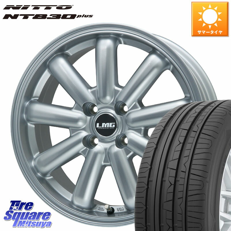 LEHRMEISTER レアマイスター LMG MOS-9 MOS9 17インチ 17 X 6.5J +42 4穴 100 NITTO ニットー NT830 plus サマータイヤ 215/45R17 アクア