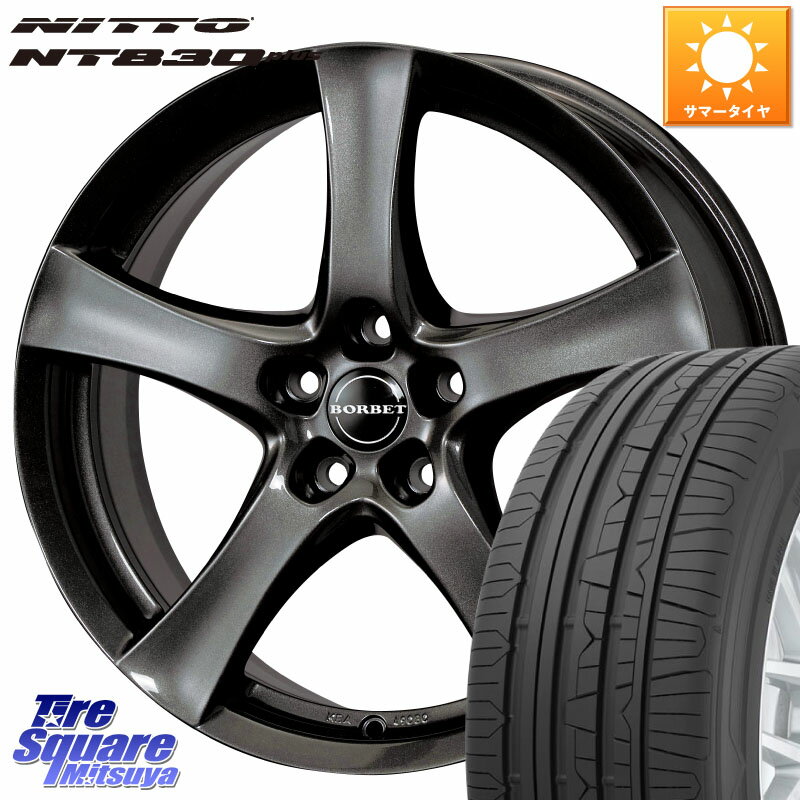 TARGA type F F6941 18 X 8.0J(MB C118) +50 5穴 112 NITTO ニットー NT830 plus サマータイヤ 225/45R18 メルセデスベンツCLAクラス