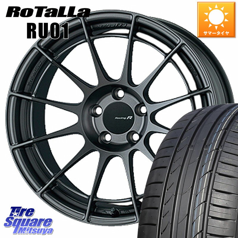 ENKEI 󥱥 Racing Revolution NT03RR GM ۥ 18 X 8.0J(VW GOLF7 AU) +45 5 112 Rotalla RU01 ڷʻƱʤΤƤޤۥޡ 225/40R18 ե륯 7 ե륯 8