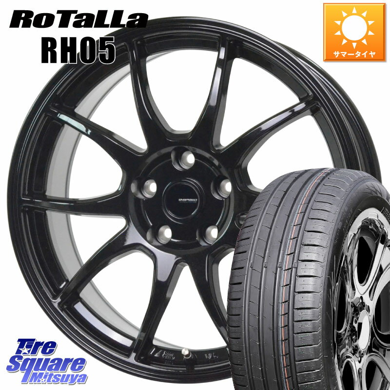 HotStuff G-SPEED G-06 G06 ۥ 16 16 X 6.0J +45 5 100 Rotalla RH05 ڷʻƱʤΤƤޤۥޡ 205/55R16 ץꥦ 86 ץå