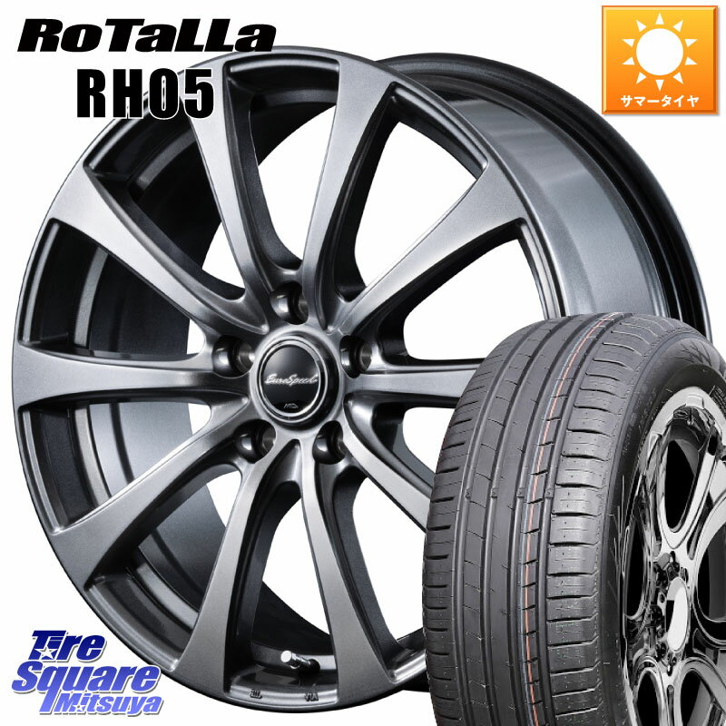 MANARAY MID EuroSpeed G10 ۥ 16 16 X 6.5J +53 5 114.3 Rotalla RH05 ڷʻƱʤΤƤޤۥޡ 205/55R16