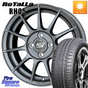 MSW by OZ MSW85-2 ガンメタ ホイール 15インチ 15 X 6.0J(FIAT 500) 38 4穴 98 Rotalla RH05 【欠品時は同等商品のご提案します】サマータイヤ 185/55R15 フィアット500 500C 500S