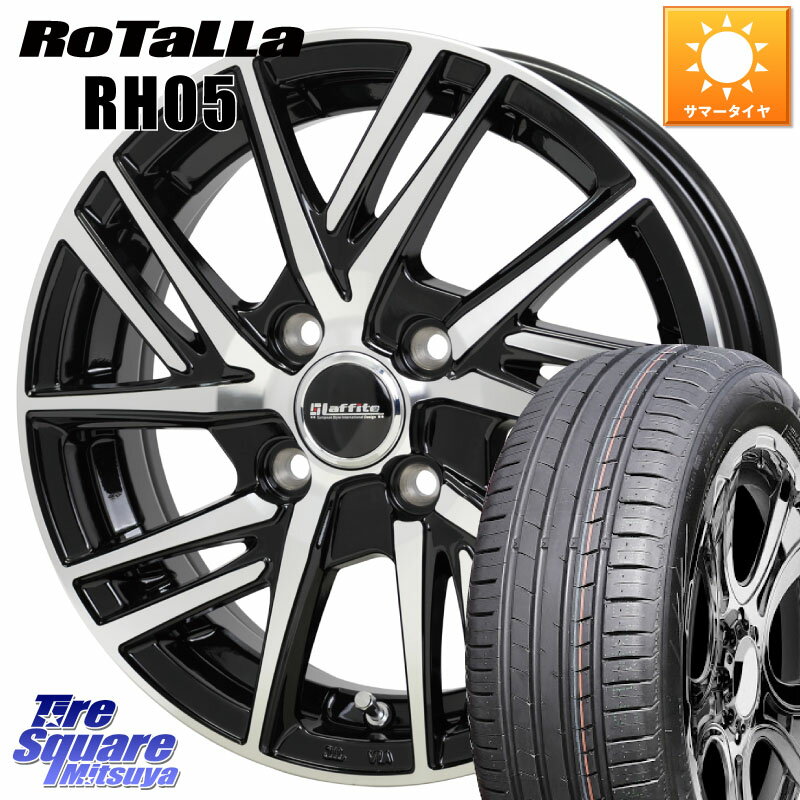 HotStuff եå LW06-2 LW-06-2 ۥ 15 15 X 5.5J +43 4 100 Rotalla RH05 ڷʻƱʤΤƤޤۥޡ 185/55R15 եå Ρ 