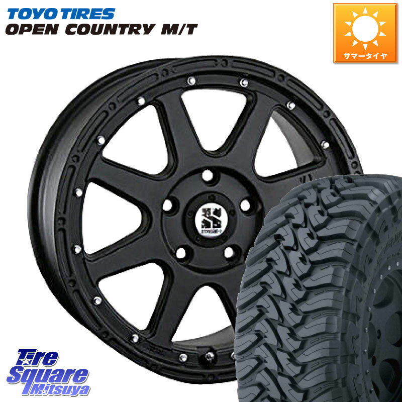 MLJ XTREME-J エクストリームJ ホイール 17インチ 17 X 7.5J +40 5穴 127 TOYOTIRES オープンカントリー MT トーヨー OPENCOUNTRY M/T サマータイヤ 265/70R17 ジープ ラングラー JK JL