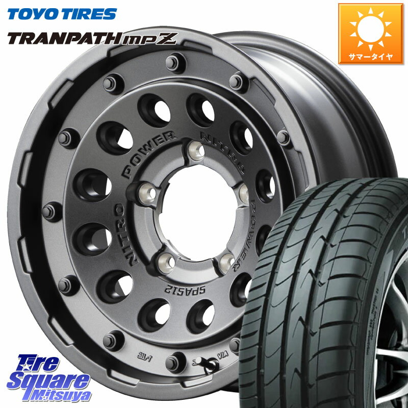 MANARAY MID ナイトロパワー H12 SHOTGUN BB インセット-5 15インチ 15 X 6.0J +0 5穴 139.7 TOYOTIRES トーヨー トランパス MPZ ミニバン TRANPATH サマータイヤ 205/70R15 シエラ