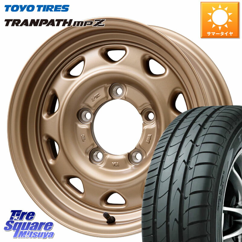 LEHRMEISTER レアマイスター LMG OFF STYLE ホイール 15インチ 15 X 5.5J +5 5穴 139.7 TOYOTIRES トーヨー トランパス MPZ ミニバン TRANPATH サマータイヤ 215/70R15 シエラ