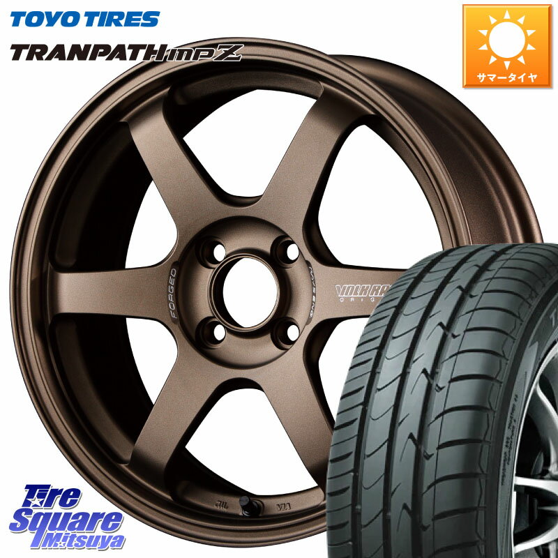 RAYS 【欠品次回9月末】 VOLK RACING TE37 SONIC TE37 ソニック ホイール 15インチ 15 X 6.0J +42 4穴 100 TOYOTIRES トーヨー トランパス MPZ ミニバン TRANPATH サマータイヤ 185/55R15 ノート サクシード