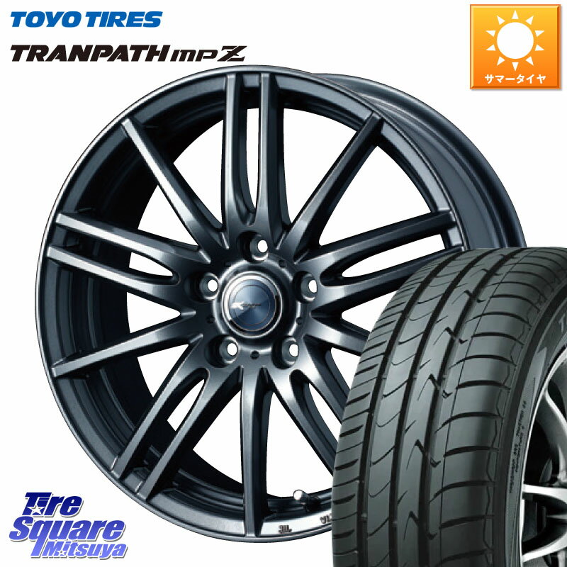 WEDS ウェッズ ZAMIK ザミック TITO 15インチ 15 X 6.0J +43 5穴 114.3 TOYOTIRES トーヨー トランパス MPZ ミニバン TRANPATH サマータイヤ 205/70R15