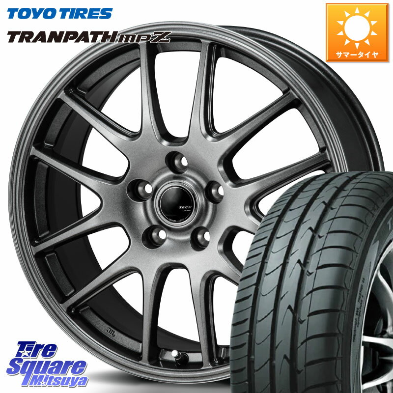 Japan三陽 ZACK JP-205 ホイール 15 X 6.0J +43 5穴 114.3 TOYOTIRES トーヨー トランパス MPZ ミニバン TRANPATH サマータイヤ 205/70R15