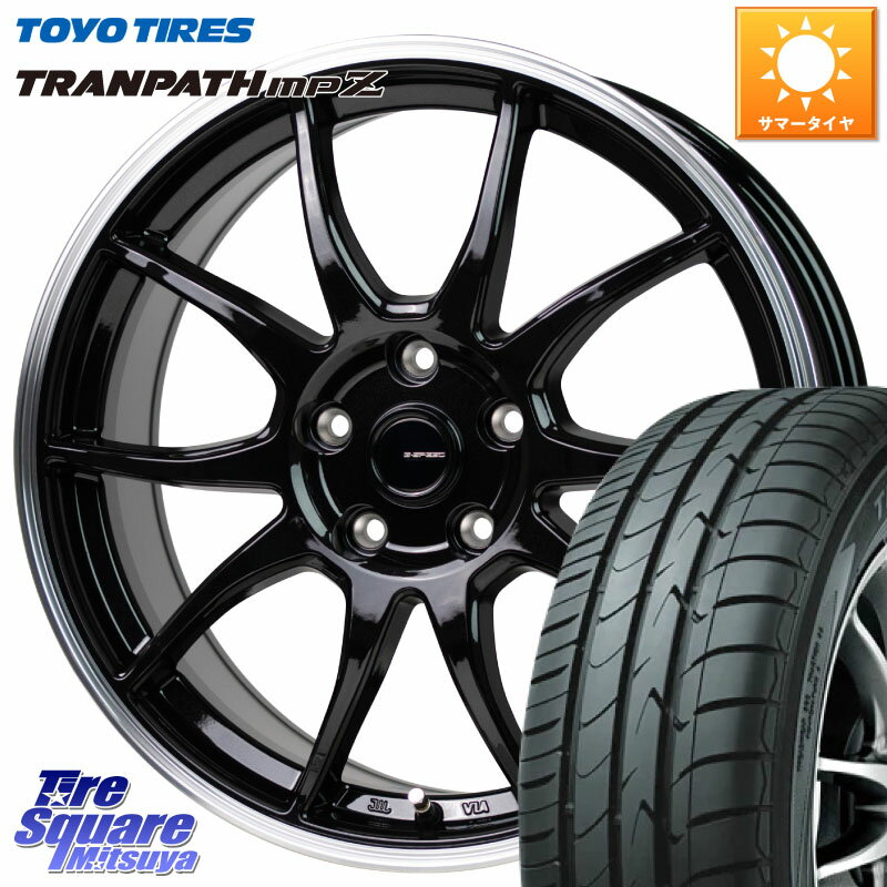 HotStuff G-SPEED P06 P-06 ホイール 15インチ 15 X 6.0J +43 5穴 114.3 TOYOTIRES トーヨー トランパス MPZ ミニバン TRANPATH サマータイヤ 205/70R15