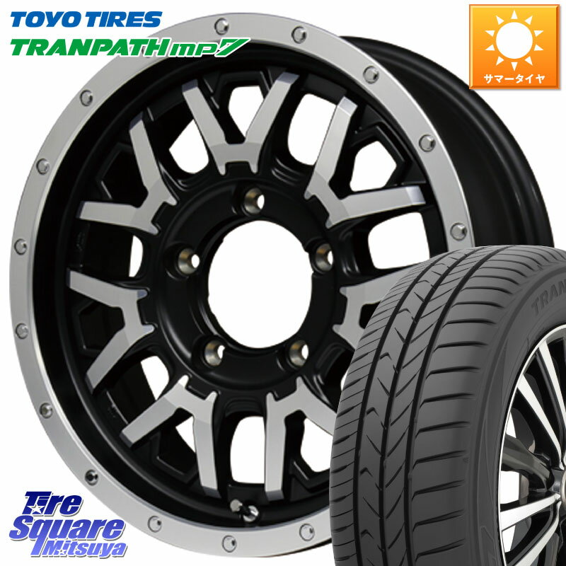 MANARAY NITRO POWER ナイトロパワー M27 GRENADE グレネード 16 X 5.5J +20 5穴 139.7 TOYOTIRES トーヨー トランパス MP7 ミニバン TRANPATH サマータイヤ 215/70R16 ジムニー