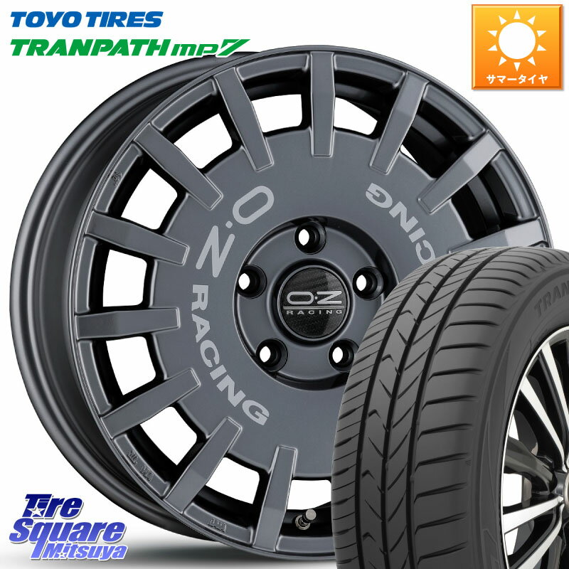 OZ Rally Racing ラリーレーシング GRA 専用KIT付属 16インチ 16 X 7.0J +45 5穴 114.3 TOYOTIRES トーヨー トランパス MP7 ミニバン TRANPATH サマータイヤ 215/70R16