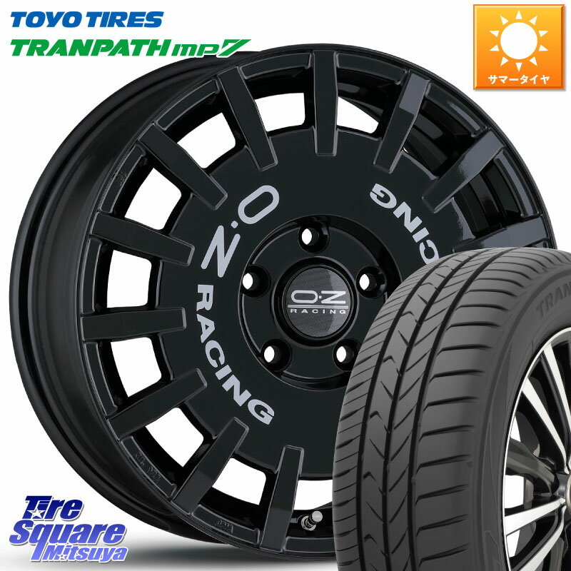 OZ Rally Racing ラリーレーシング 専用KIT付属 16インチ 16 X 7.0J(VW TROC A1D) +48 5穴 112 TOYOTIRES トーヨー トランパス MP7 ミニバン TRANPATH サマータイヤ 215/60R16 フォルクスワーゲン T-ROC