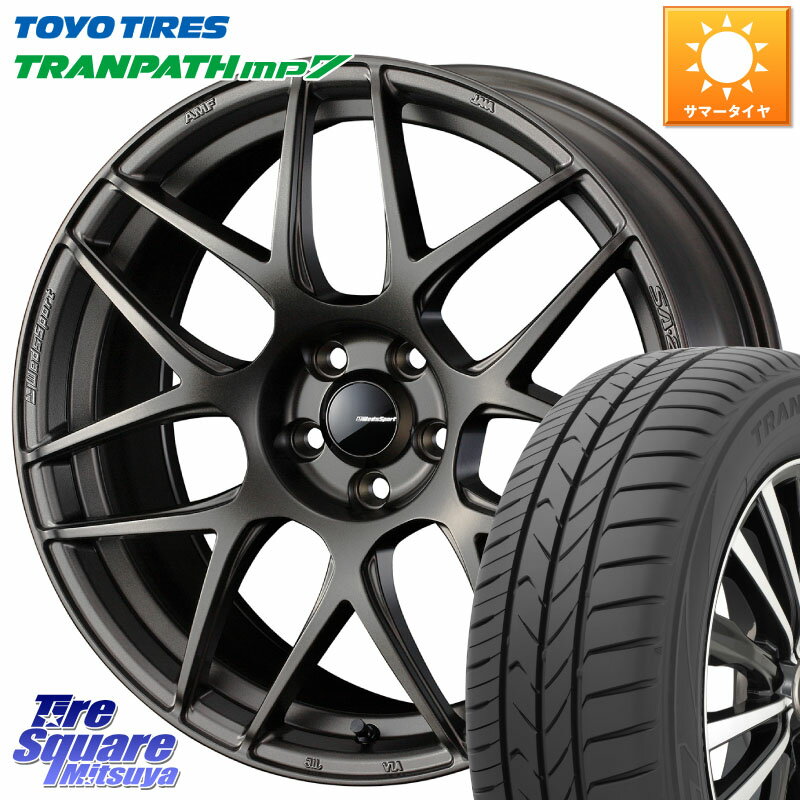 WEDS 74186 SA-27R ウェッズ スポーツ ホイール 17インチ 17 X 7.0J +45 5穴 100 TOYOTIRES トーヨー トランパス MP7 ミニバン 在庫 TRANPATH サマータイヤ 205/50R17 インプレッサ カローラスポーツ