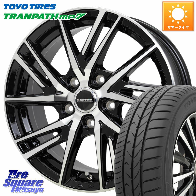 HotStuff ラフィット LW06-2 LW-06-2 ホイール 18インチ 18 X 7.0J +55 5穴 114.3 TOYOTIRES トーヨー トランパス MP7 ミニバン 在庫 TRANPATH サマータイヤ 215/45R18 ステップワゴン インプレッサ VOXY