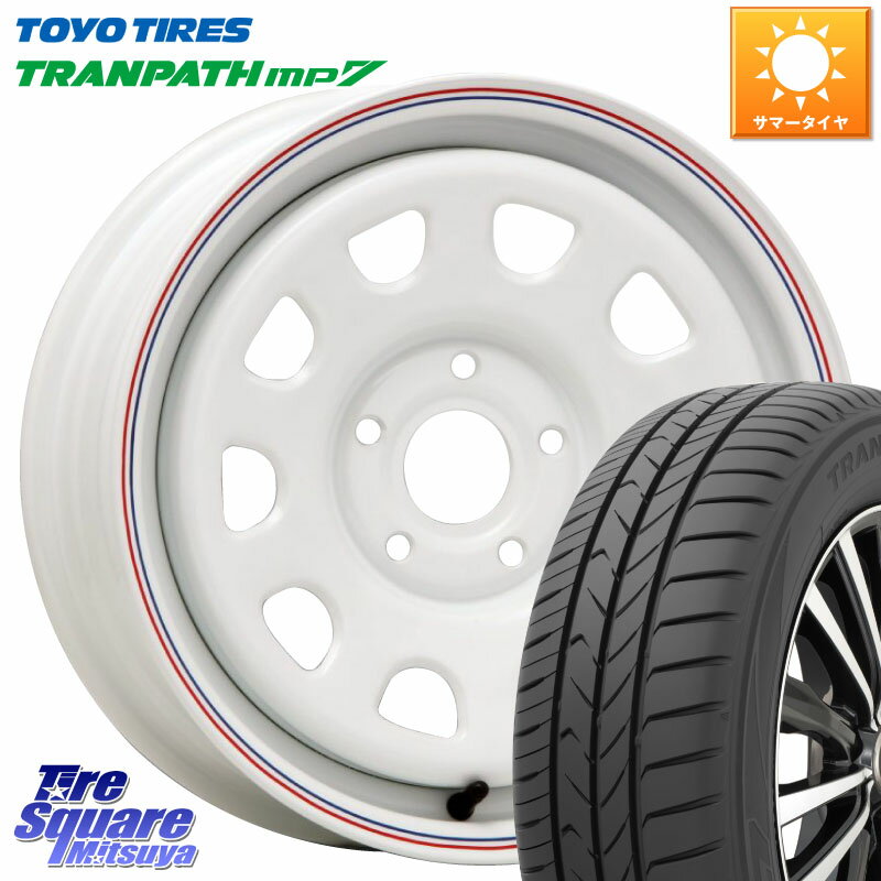MLJ デイトナ SS DAYTONA ホイール 15インチ カングー 15 X 6.0J(RENAUT KANGOO KW) +30 5穴 108 TOYOTIRES トーヨー トランパス MP7 ミニバン 在庫● TRANPATH 2025年製 サマータイヤ 195/65R15 ルノー カングー2 KW系 ルノー カングービボップ KW系