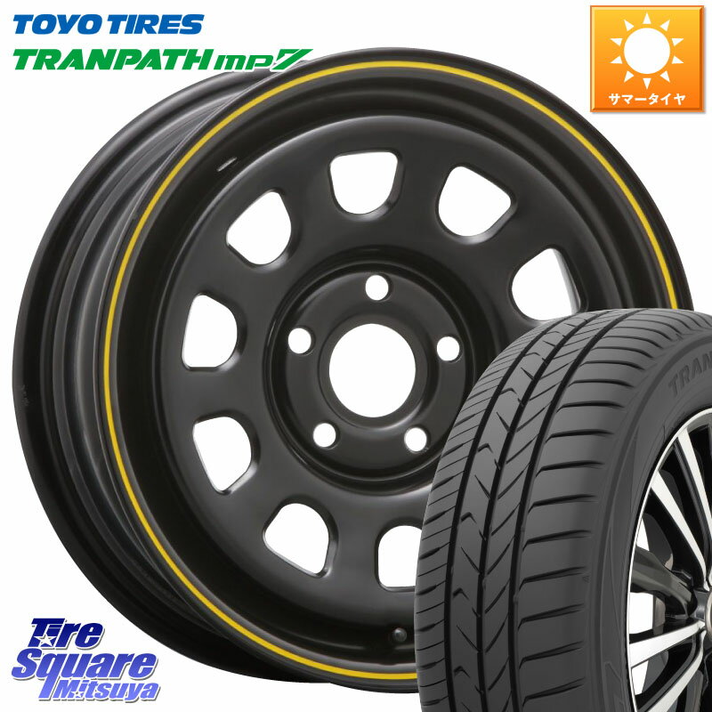 MLJ デイトナ SS DAYTONA YE ホイール 15インチ カングー 15 X 6.0J(RENAUT KANGOO KW) +30 5穴 108 TOYOTIRES トーヨー トランパス MP7 ミニバン 在庫● TRANPATH 2025年製 サマータイヤ 195/65R15 ルノー カングー2 KW系 ルノー カングービボップ KW系