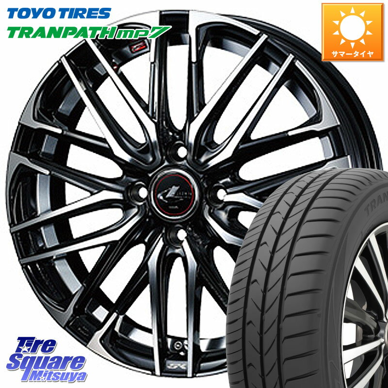 WEDS レオニス SK PBMC 5H ウェッズ Leonis ホイール 16インチ 16 X 6.5J +53 5穴 114.3 TOYOTIRES トーヨー トランパス MP7 ミニバン TRANPATH サマータイヤ 205/65R16 WR-V