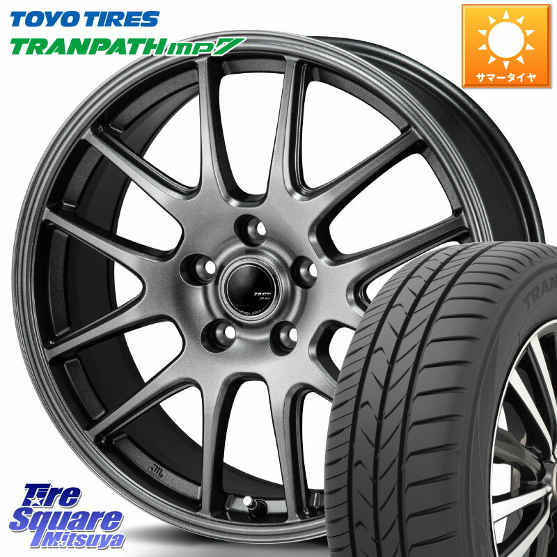 Japan三陽 ZACK JP-205 ホイール 16 X 6.5J +48 5穴 114.3 TOYOTIRES トーヨー トランパス MP7 ミニバン TRANPATH サマータイヤ 215/60R16 ヴェゼル