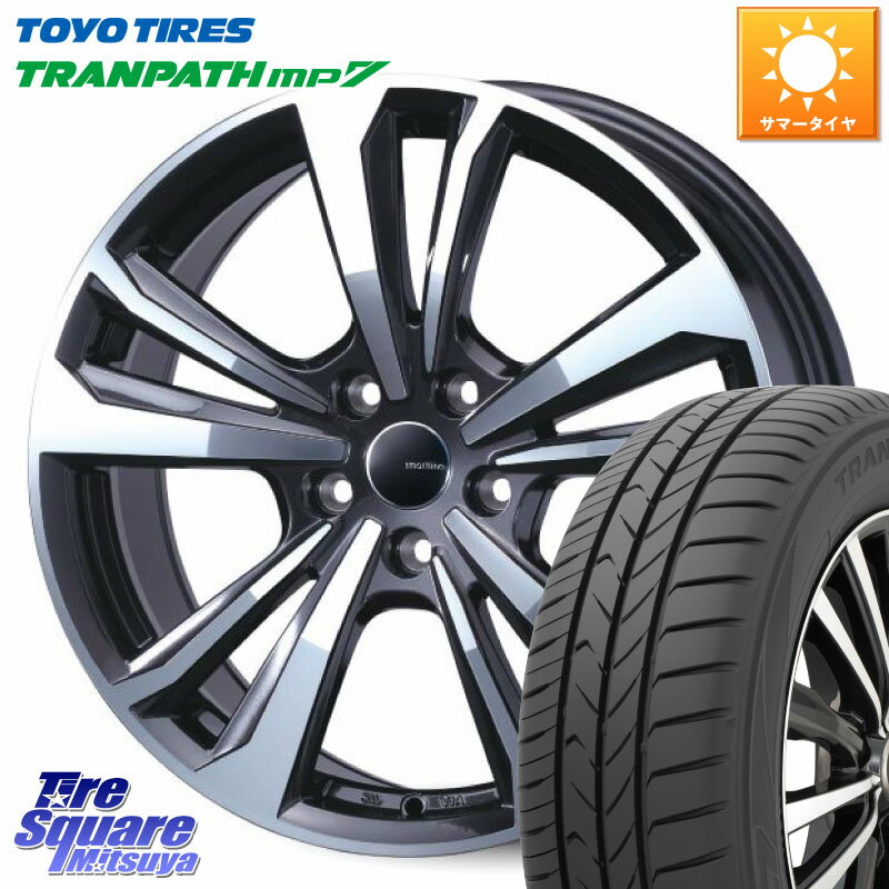 TARGA smartline365 18 X 8.0J(AUDI A6 D2D) +43 5穴 112 TOYOTIRES トーヨー トランパス MP7 ミニバン 在庫 TRANPATH サマータイヤ 225/55R18 アウディA6