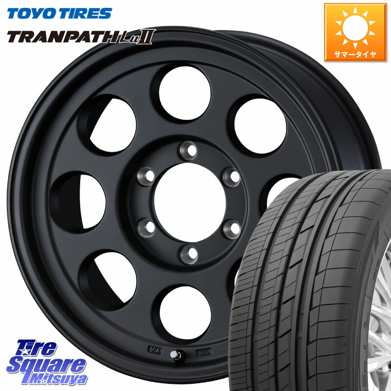 WEDS JIMLINE TYPE2 16インチ 16 X 6.5J +25 6穴 139.7 TOYOTIRES トーヨー トランパス Lu2 TRANPATH ミニバン サマータイヤ 215/65R16