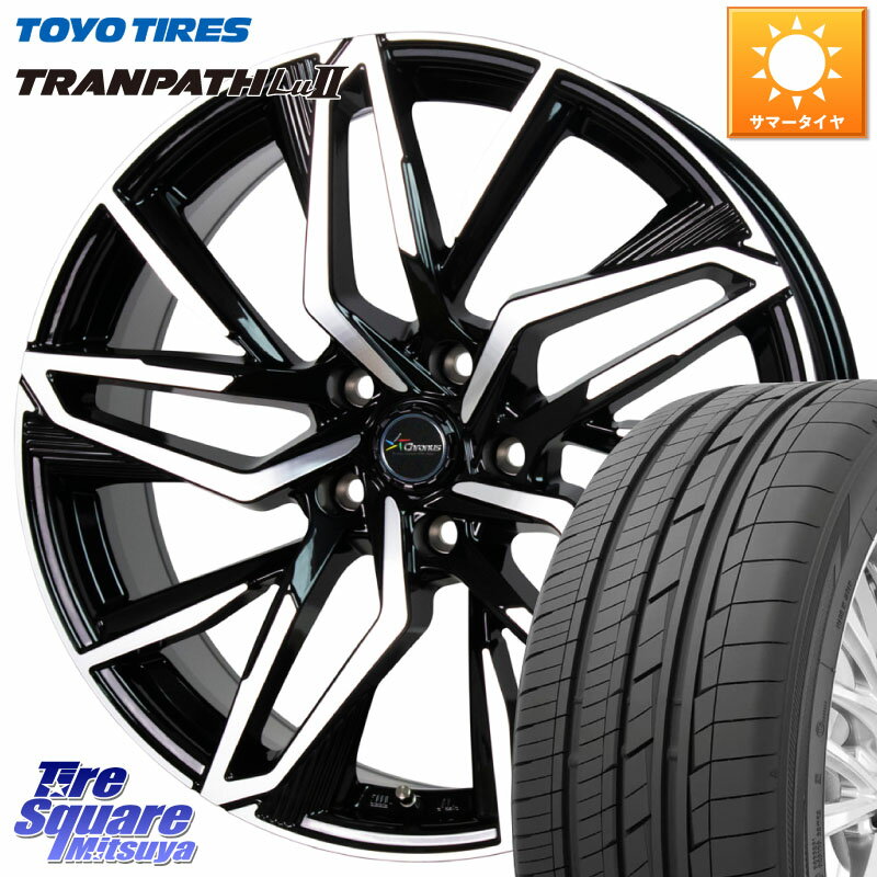 HotStuff Chronus CH-112 クロノス CH112 ホイール 19インチ 19 X 7.5J +48 5穴 114.3 TOYOTIRES トーヨー トランパス Lu2 TRANPATH ミニバン サマータイヤ 225/45R19 C-HR CX-30 UX ヴェゼル