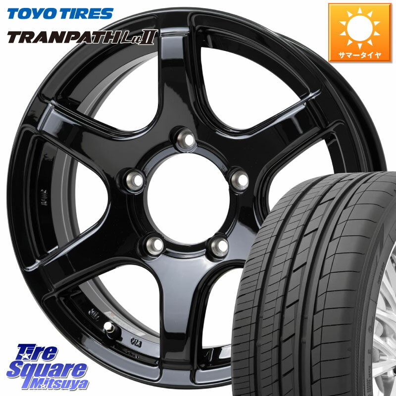 HotStuff BISON BN-04 BN04 ホイール 16インチ 16 X 5.5J +22 5穴 139.7 TOYOTIRES トーヨー トランパス Lu2 TRANPATH ミニバン サマータイヤ 215/65R16 ジムニー