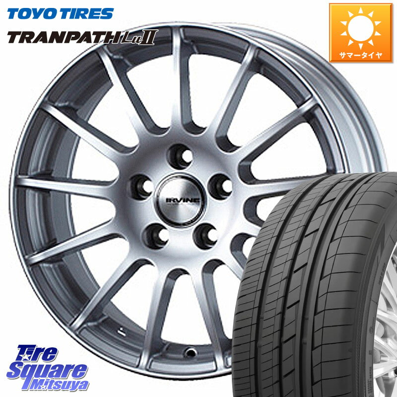 WEDS IR77547R/6 ウェッズ IRVINE F01 ホイール 17インチ 17 X 7.5J(MB X156) +47 5穴 112 TOYOTIRES トーヨー トランパス Lu2 TRANPATH ミニバン サマータイヤ 215/60R17