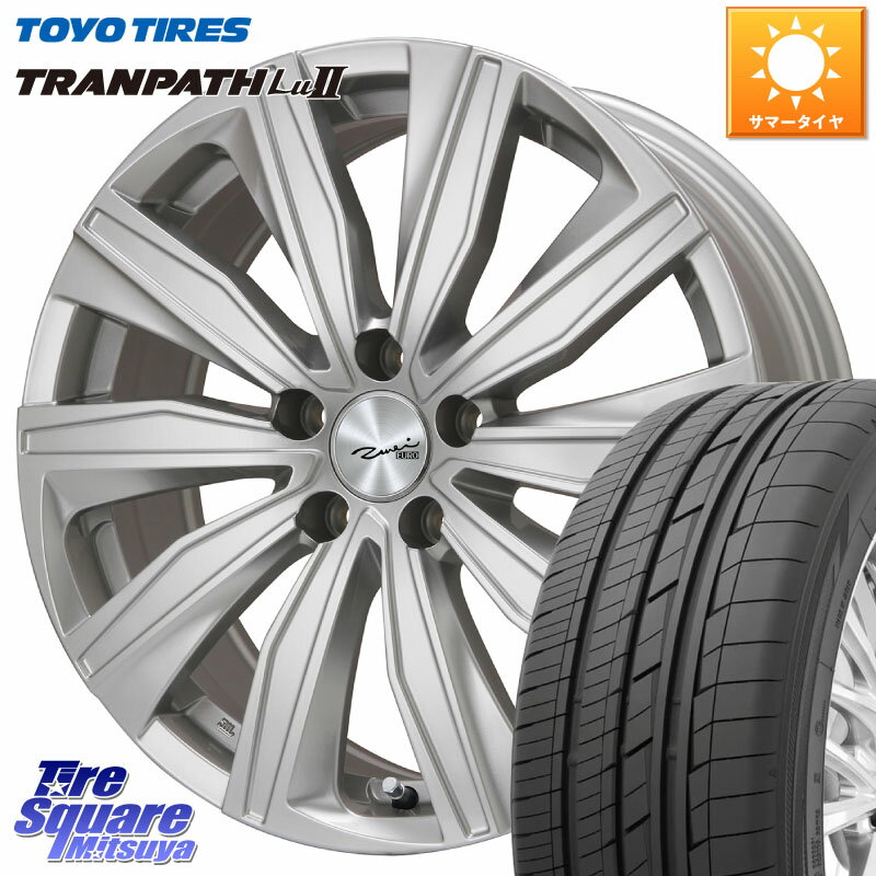 KYOHO EURO ZWEI ツヴァイ FK-10 シルバー 18 X 7.5J(PEUGET 3008 P845) +49 5穴 108 TOYOTIRES トーヨー トランパス Lu2 TRANPATH 在庫 ミニバン サマータイヤ 225/55R18 プジョー 3008