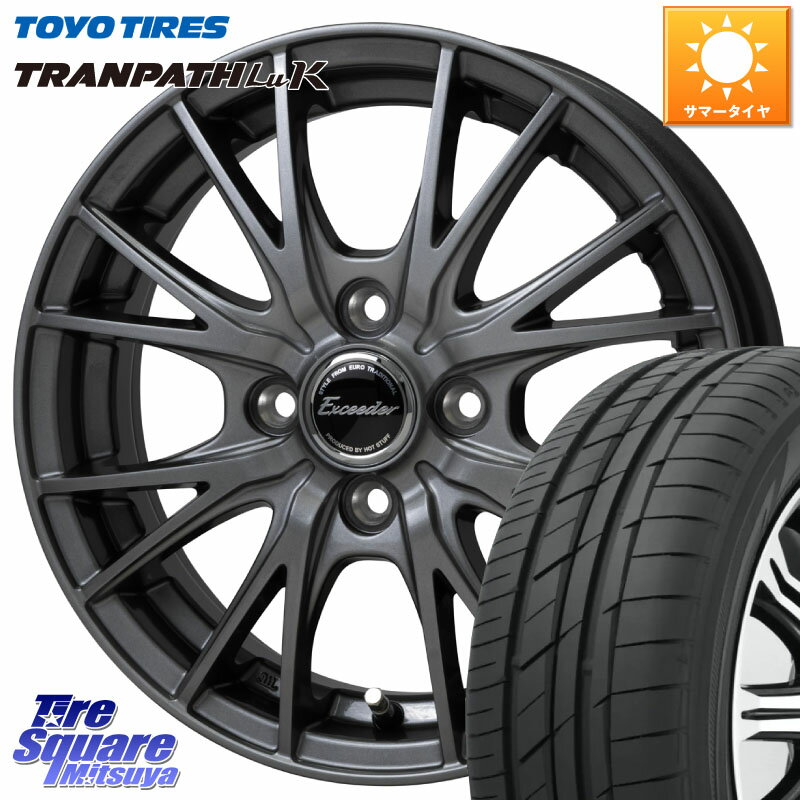 HotStuff Exceeder E05-2 ۥ 13 13 X 4.0J +45 4 100 TOYOTIRES ȡ衼 ȥѥ LuK TRANPATH ޡ 165/65R13