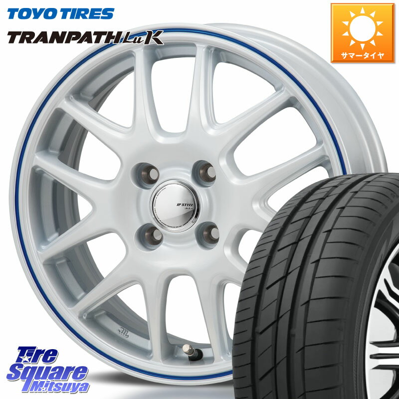 MONZA JP STYLE Jefa ジェファ 13インチ 13 X 4.0J +42 4穴 100 TOYOTIRES トーヨー トランパス LuK TRANPATH サマータイヤ 155/65R13 ゼスト