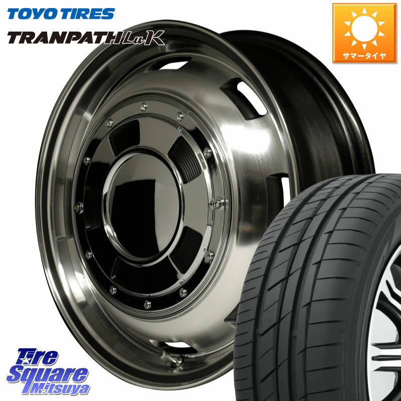 MANARAY MID Garcia CISCO ガルシア シスコ 14インチ 14 X 4.5J +45 4穴 100 TOYOTIRES トーヨー トランパス LuK TRANPATH サマータイヤ 165/55R14 ゼスト