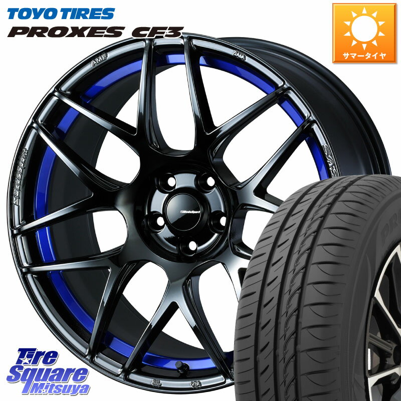 WEDS 74231 SA-27R å ݡ ۥ 18 18 X 7.5J +35 5 114.3 TOYOTIRES ץ CF3 ޡ 225/45R18