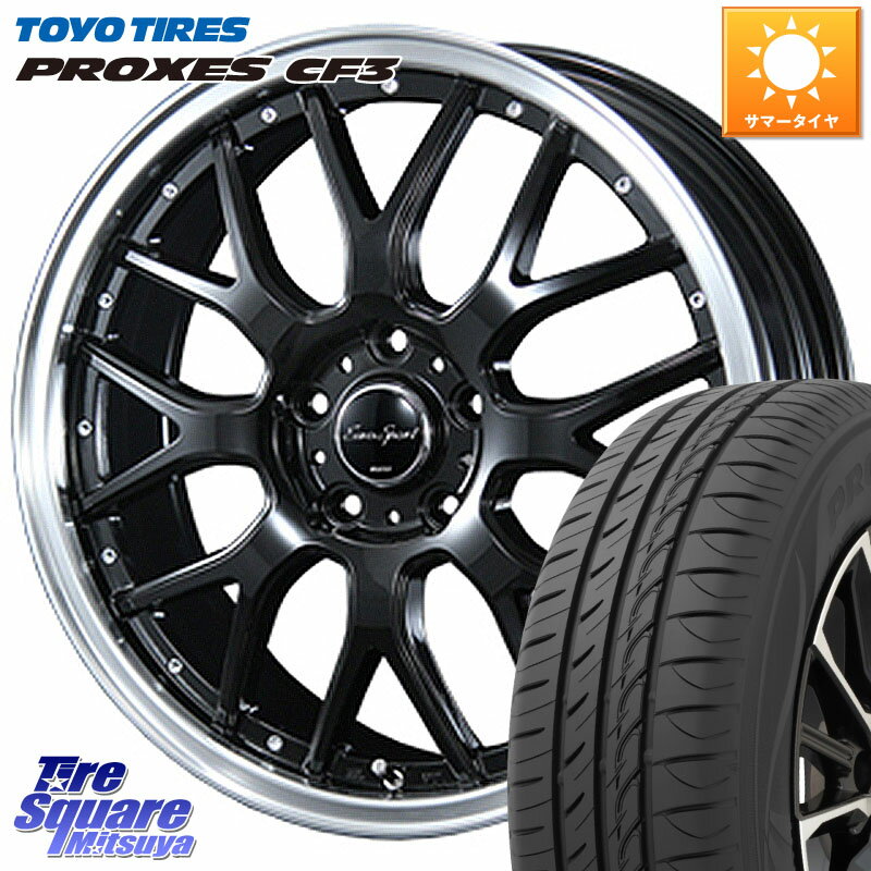 ホイールメーカーBLESTホイール名Eurosport Type815 ホイール 17インチホイールサイズ17 x 7.0J インセット 48 5穴 114.3ホイールカラーグロスブラックホイール商品紹介ブレスト このホイールサイズはC26、27セレナ対応(ハイキャップ使用の為購入時問い合わせ)タイヤメーカーTOYOTIRESタイヤパターンプロクセス CF3 サマータイヤタイヤサイズ195/60R17 90 H タイヤ商品紹介トーヨータイヤ PROXES CF3新品タイヤ回転方向性のない非対称パターンタイヤ種別サマータイヤ備考■4本セット価格です■ 送料無料 です（北海道・本州・九州）沖縄等の離島は別途中継手数料をお見積りします。　 ■ お届け後 直ぐに使えます（ セット 販売 ）組付け、エアー充填、バランス調整後にお引渡し(発送)致します。■ 別途取り付け用ナットが必要です。純正ナットは、純正ホイール専用のため社外ホイールへの流用は、保証致しかねます。但し下記の場合は除きます。・輸入車用の商品・平座仕様(トヨタ専用)の商品これらは、純正ナット、純正ボルト専用設計となりますので純正で取り付けが可能でございます。輸入車でボルト、ナットの交換が必要な場合は、ご注文後にご案内させて頂きます。ご希望の際は、ご注文時のご要望欄にてお知らせくださいませ。■ チッソガス 充填無料。■ ご購入後の商品の変更、返品、交換はできません。■ ご注文の際には マッチング 確認の為、車種名、型式、グレード、純正タイヤサイズ、ノーマル車高、ローダウン等お車情報の詳細をご連絡ください。■ 掲載している商品画像はイメージです。 ■ ホイール サイズ や インセット サイズなどにより、リム 幅やセンター部の落とし込み部分の寸法が異なります。画像イメージと商品現物の相違による返品、交換は一切お受けできません。■ 新品　アルミホイール 新品タイヤホイール　専門店 ホイル付き　4本セット　ホイール付き タイヤアルミ 【17インチ】タイヤホイール4本セット。 お問合せは株式会社タイヤスクエアミツヤお問合せ質問は商品ページ毎の"商品についてお問合わせ"からお願いします。お電話でのお問い合わせは緊急の際にご利用ください。TEL0563-72-8151定休日　日曜日 祝日●●偽サイト・不正コピーサイトに注意●●悪質な（偽サイト・コピーサイトにご注意ください）現在ご覧頂いているアドレスが商品画面では、https://item.rakuten.co.jp/tireshop/商品番号/現在ご覧頂いているURLが、上記以外であれば偽サイト・不正コピーサイトです。ブレスト ユーロスポーツ タイプ815当店では下記の車種を想定しています、記載がない場合は↑上記↑画像をクリックして検索してください。トヨタプリウス・プリウスPHV60系 23年1月〜 -B1B97-