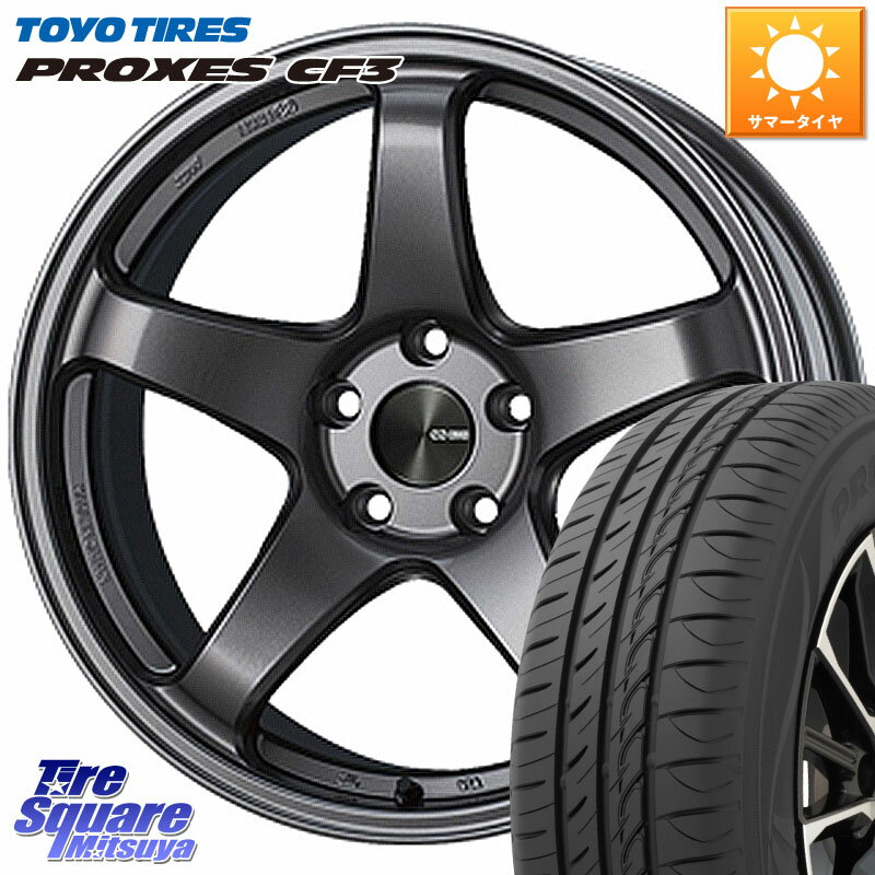 ENKEI エンケイ PerformanceLine PF05 DS 4H 15インチ 15 X 6.0J +40 4穴 100 TOYOTIRES プロクセス CF3 サマータイヤ 185/55R15 ノート サクシード