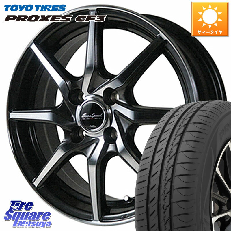 MANARAY MID Euro Speed S810 ホイール 14インチ 14 X 5.5J +45 4穴 100 TOYOTIRES プロクセス CF3 サマータイヤ 175/65R14 フィット