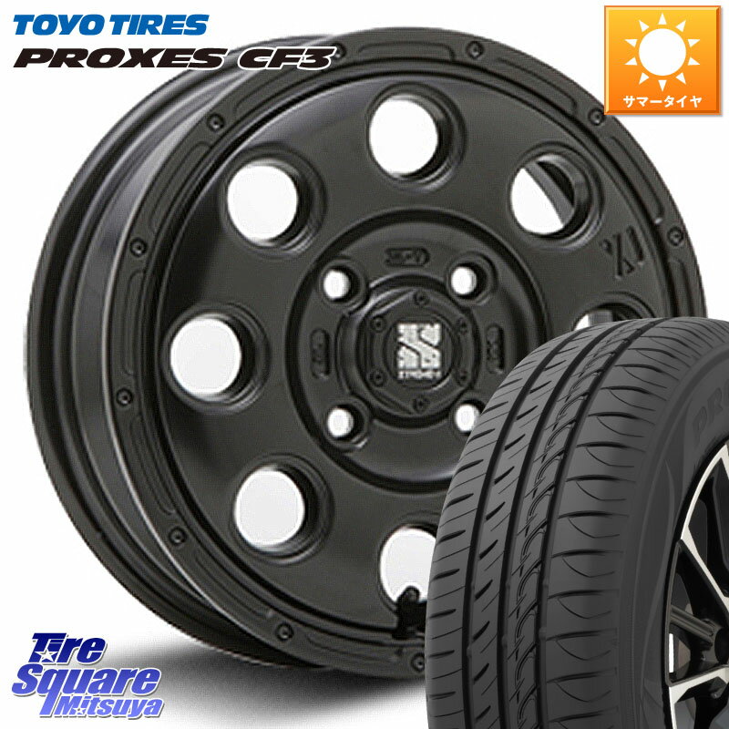 MLJ KK03 XTREME-J エクストリームJ ホイール 14インチ 14 X 4.5J +45 4穴 100 TOYOTIRES プロクセス CF3 サマータイヤ 165/55R14 ゼスト